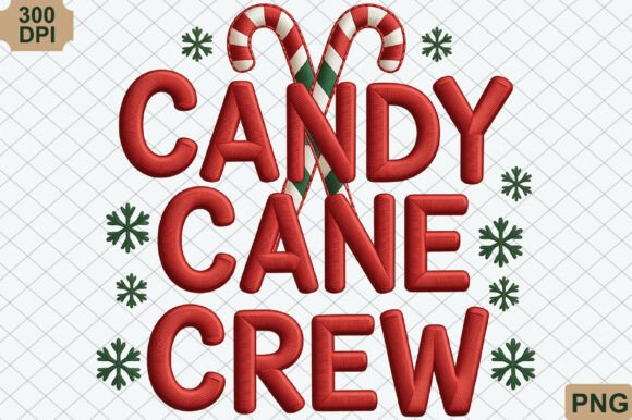 Candy Cane Crew Illustrations: A Festive Graphic Design Asset for Creative Projects