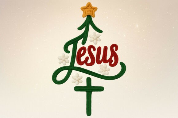 Cozy Yarn Christmas Jesus Tree PNG Review for Real Projects
