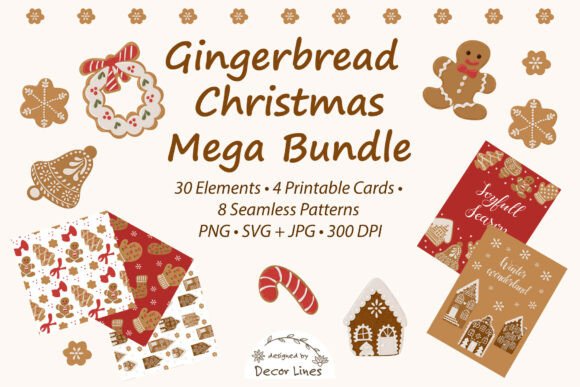 Gingerbread Christmas Mega Bundle Review for Real Projects