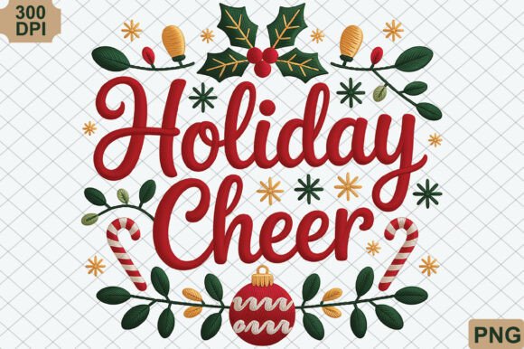 Holiday Cheer, Christmas PNG: A Practical Graphic Design Asset for Creative Sellers