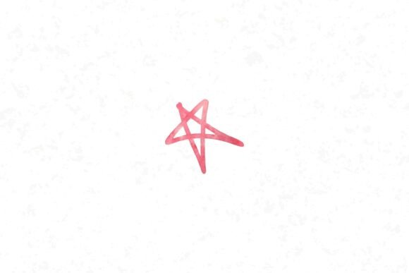 Red Watercolor Christmas Star PNG Review for Digital Sellers