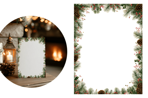 Watercolor Christmas Border for Illustrations: A Seller’s Perspective